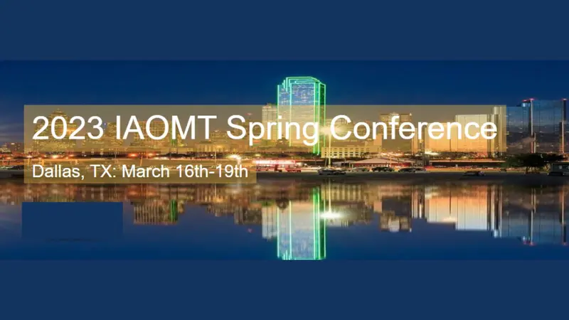 The IAOMT Spring Conference banner image
