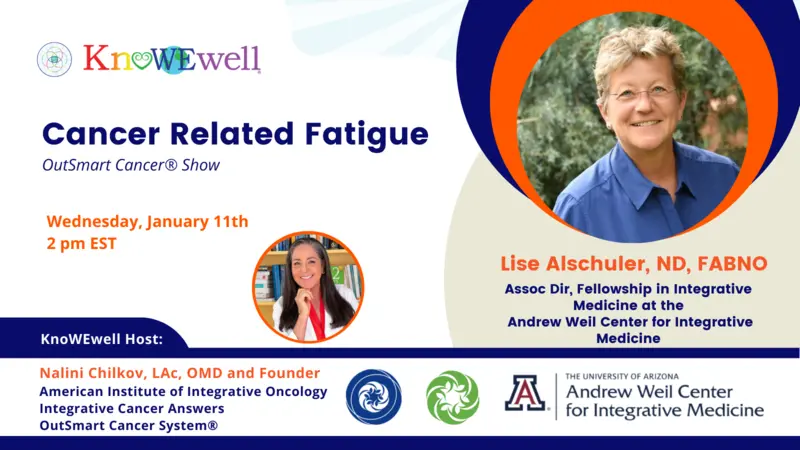 OutSmart Cancer Show: Cancer Related Fatigue OutSmart Cancer Show banner image