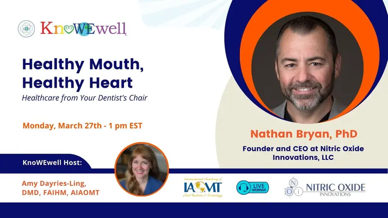 Healthy Mouth, Healthy Heart Healthcare from Your Dentist's Chair banner image