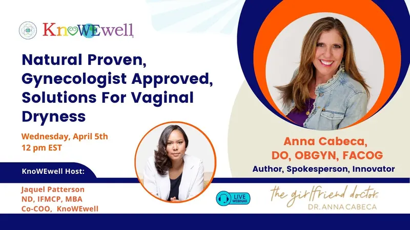 Natural, Gynecologist Approved, Proven Solutions For Vaginal Dryness Natural, Gynecologist Approved, Proven Solutions For Vaginal Dryness banner image