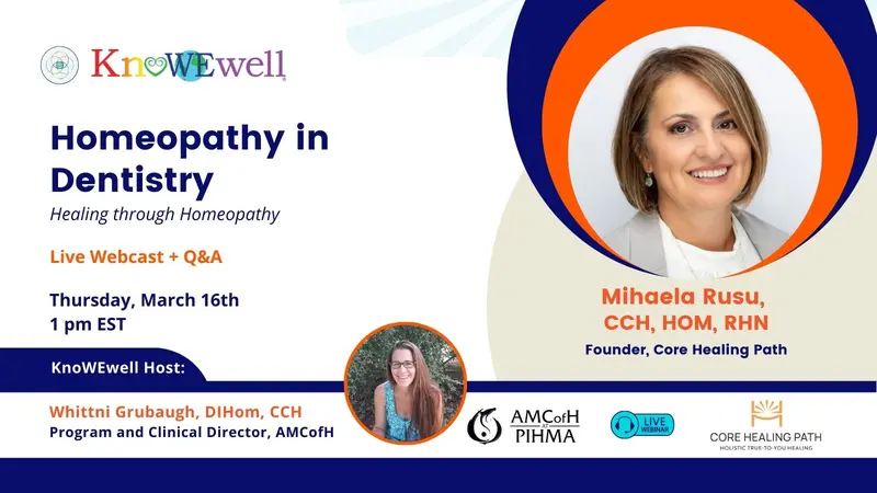 Homeopathy in Dentisty Healing through Homeopathy banner image