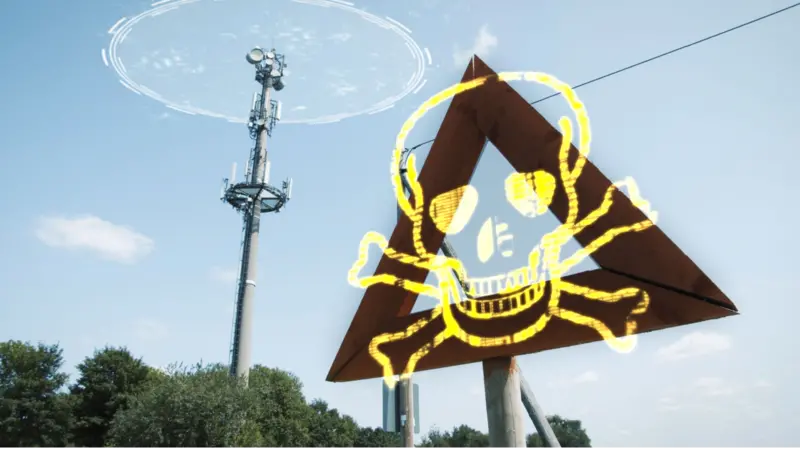 Dangerous EMF Radiation Communication Tower Dangerous EMF Radiation Communication Tower