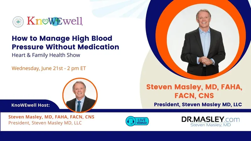 Heart and Family Health: How to Manage High Blood Pressure Without Medication Banner: Heart and Family Health: How to Manage High Blood Pressure Without Medication