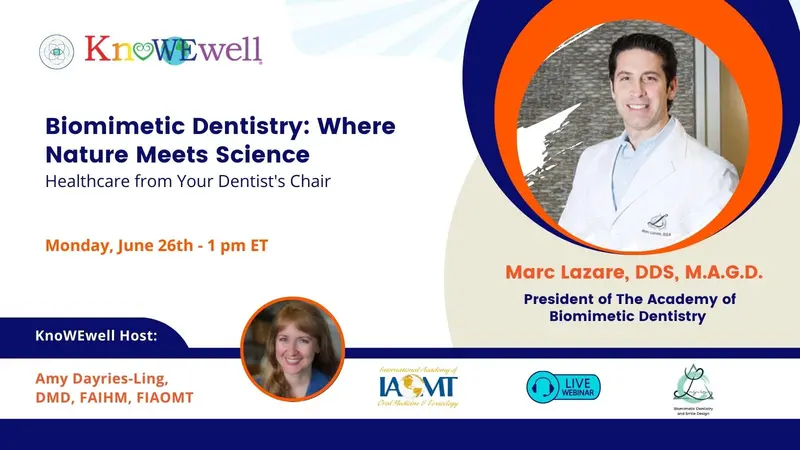 Banner: Healthcare from Your Dentist's Chair: Biomimetic Dentistry: Where Nature Meets Science