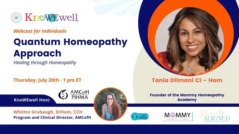 Banner: Healing Through Homeopathy: Quantum Homeopathy Approach