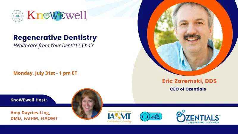 Healthcare from Your Dentist's Chair: Regenerative Dentistry Banner: Healthcare from Your Dentist's Chair: Regenerative Dentistry
