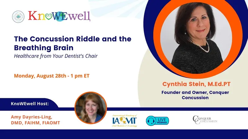 Health Care From Your Dentist's Chair: The Concussion Riddle and the Breathing Brain Banner: Health Care From Your Dentist's Chair: The Concussion Riddle and the Breathing Brain