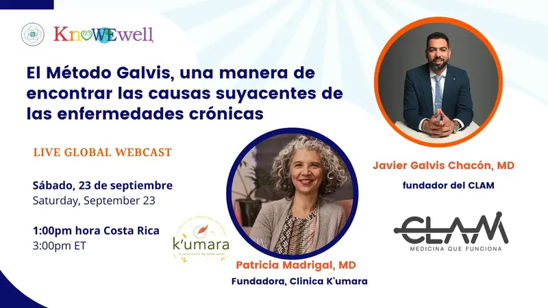 El Método Galvis, una manera de encontrar las causas suyacentes de las enfermedades crónicas Banner:El Método Galvis, una manera de encontrar las causas suyacentes de las enfermedades crónicas