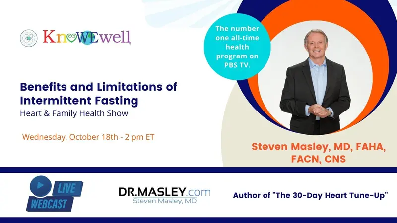 Banner: Benefits and Limitations of Intermittent Fasting: Heart & Family Health