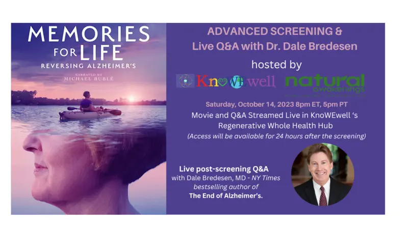 Memories for Life: Film Screening & Post Screening Discussion Memories for Life: Film Screening & Post Screening Discussion