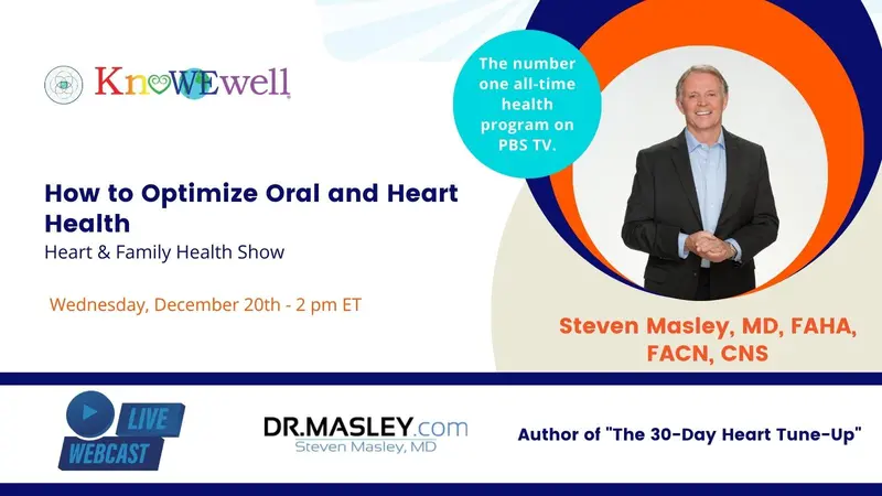 Banner: How to Optimize Oral and Heart Health: Heart and Family Health