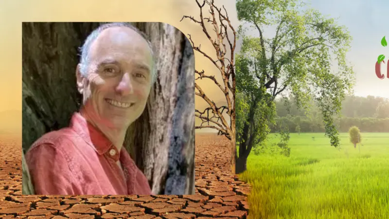 Climate change and environmental damage with photo of Jeffrey Smith Climate change and environmental damage with photo of Jeffrey Smith