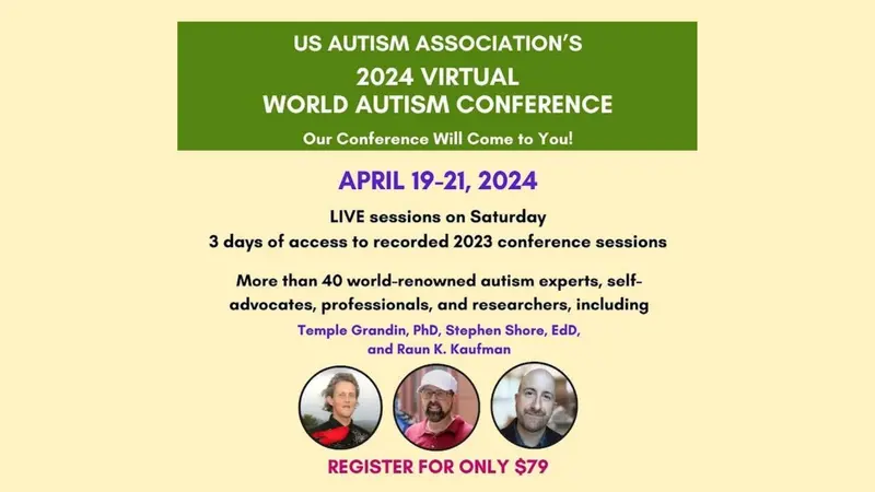 Banner: 2024 Virtual World Autism Conference