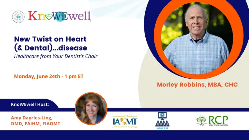 New Twist on Heart (& Dental)...disease Banner: New Twist on Heart (& Dental)...disease