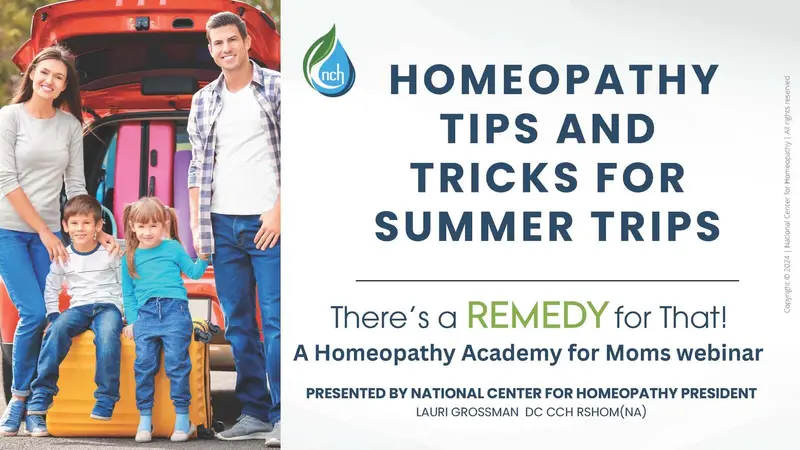 Homeopathy Tips & Tricks for Summer Trips Banner: Homeopathy Tips & Tricks for Summer Trips