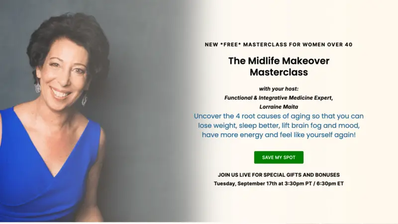 The Midlife Makeover Masterclass The Midlife Makeover Masterclass Tuesday, September 17th 6:30nPM EST