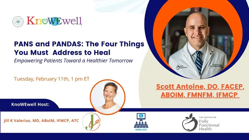 Pans and Pandas: The Four Things You Must Address to Heal: Empowering Patients Toward a Healthier Tomorrow Banner: Pans and Pandas: The Four Things You Must Address to Heal: Empowering Patients Toward a Healthier Tomorrow