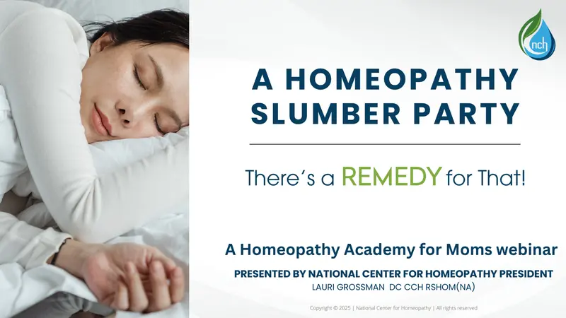 A Homeopathy Slumber Party Banner: A Homeopathy Slumber Party