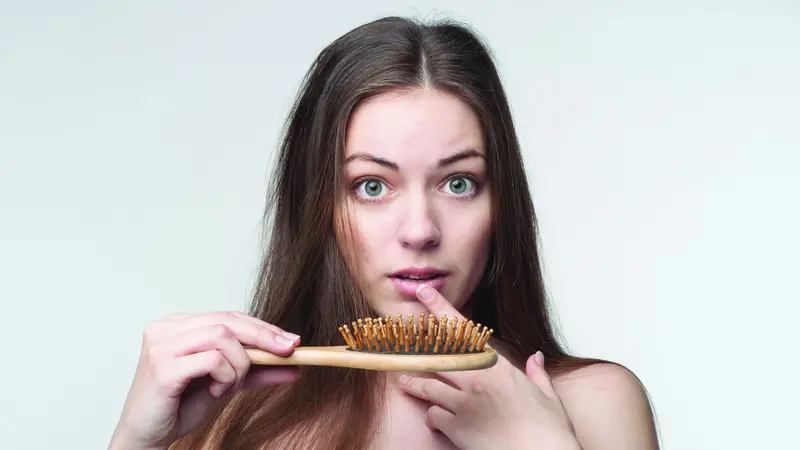Lady With Comb Filled with Hair Lady With Comb Filled with Hair