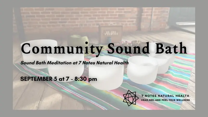 Community Sound Bath Community Sound Bath
