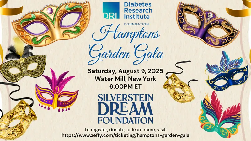 Hamptons Garden Gala This annual event hosted by Patricia and Roger Silverstein provides vital support for diabetes research.