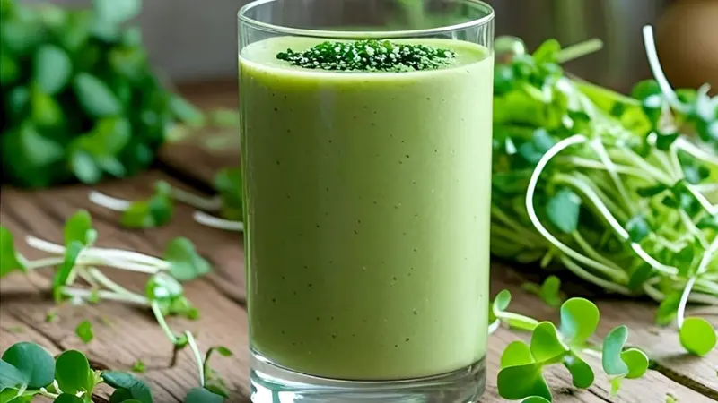 Microgreen Smoothie Microgreen Smoothie
