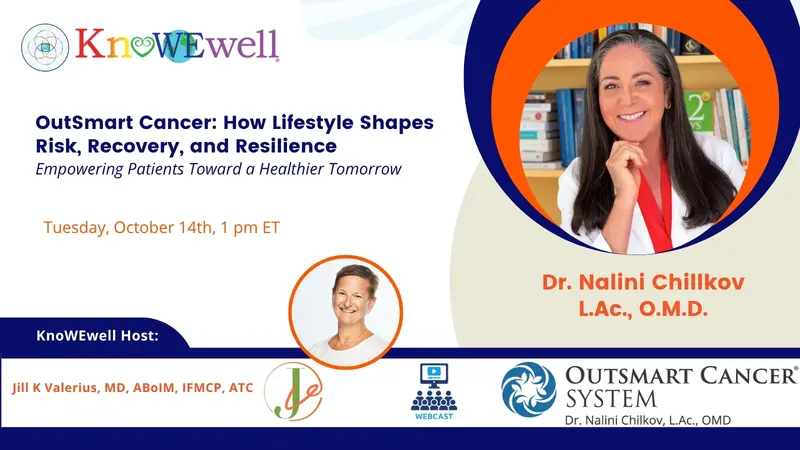 OutSmart Cancer: How Lifestyle Shapes Risk, Recovery, and Resilience| Empowering Patients Toward a Healthier Tomorrow