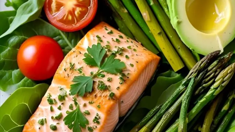 Salmon and Roasted Asparagus