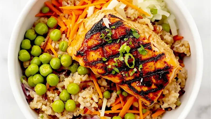 Asian Salmon Power Bowl