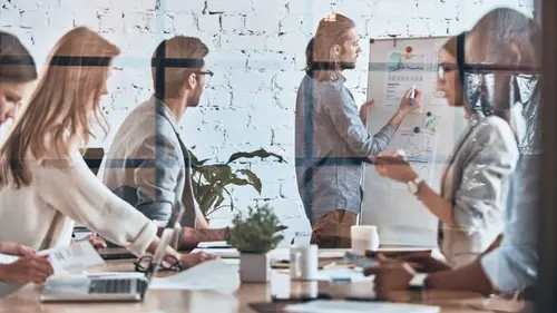 Men and Women Working Together in an Office