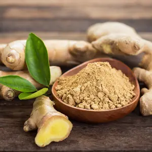 ginger plant and powder