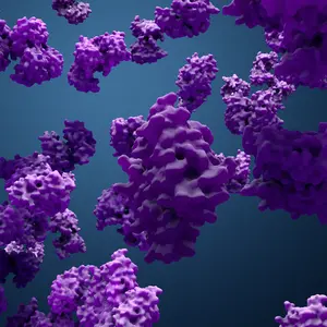 enzyme 3d illustration