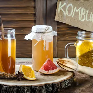 fermented raw kombucha