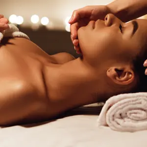 woman gets massage woman gets massage