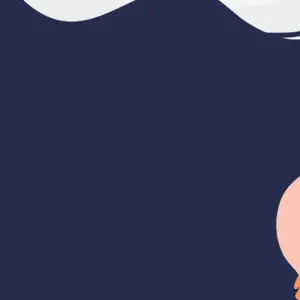 Modern banner about pregnancy and motherhood Modern banner about pregnancy and motherhood
