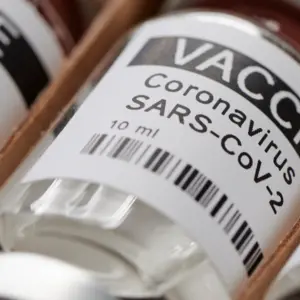 Bottles coronavirus vaccine. sars-cov-2 / COVID-19