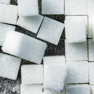 background of sugar cubes