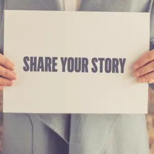 SHARE YOUR STORY CONCEPT