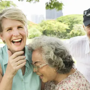 Group of Senior Retirement Friends Happiness Concept