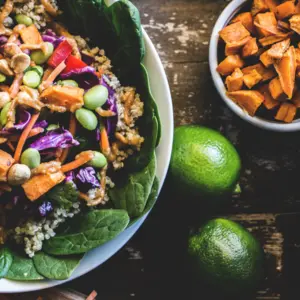 Veggie Bowl over Coconut Quinoa