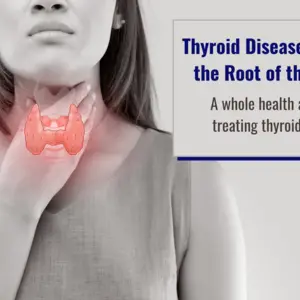 woman with thyroid