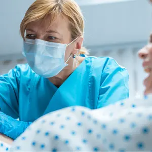 In the Hospital Close-up Shot of Professional Midwives