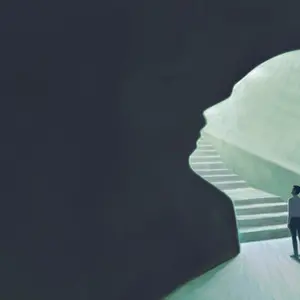 Surreal artwork, mindfulness for addiction recovery concept Surreal artwork, mindfulness for addiction recovery concept