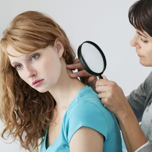 Dermatology Consultation Woman Dermatology Consultation Woman