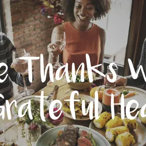 Thanksgiving Blessing Celebrating Grateful Meal Concept