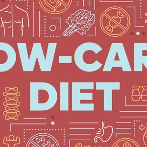 Low carb diet word concepts banner