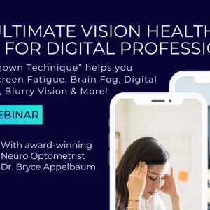 The Ultimate Vision Health Hack for Digital Professionals Event Banner