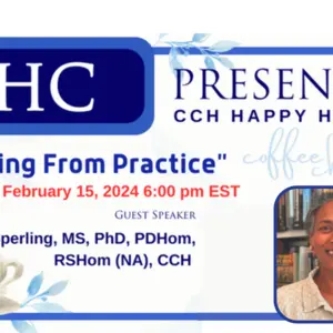 CHC Happy Hour -" Learning From Practice" with Vatsala Sperling, CCH