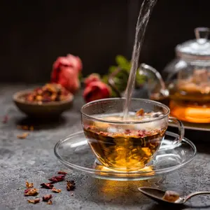 Pouring tea Pouring tea