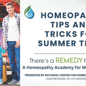 Banner: Homeopathy Tips & Tricks for Summer Trips